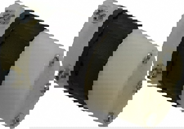 Locking Inlet: Connector, Industrial, L6-15R, 250V, Black & White